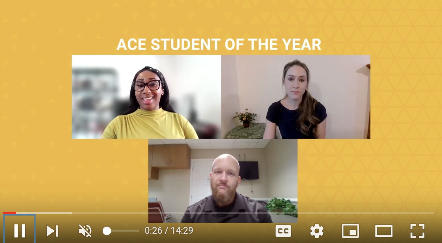 ACE, Sophia Name Carissa Bennett and Josh Vandergriff 2023 Students of the Year