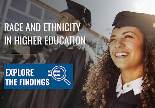 House ad for Race and Ethnicity in Higher Education project microsite