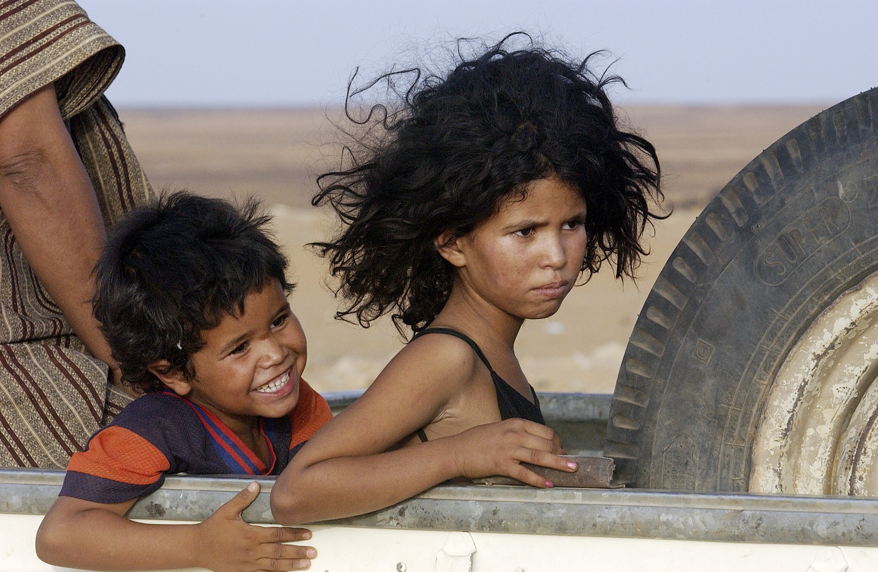 Children in Dakhla Refugee Camp. Photo by Evan Schneider. 