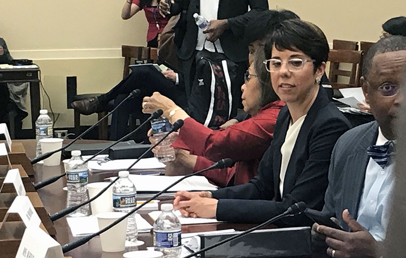 ACE's Lorelle Espinosa at a House hearing on STEM