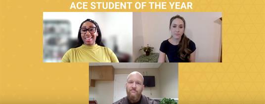 ACE, Sophia Name Carissa Bennett and Josh Vandergriff 2023 Students of the Year