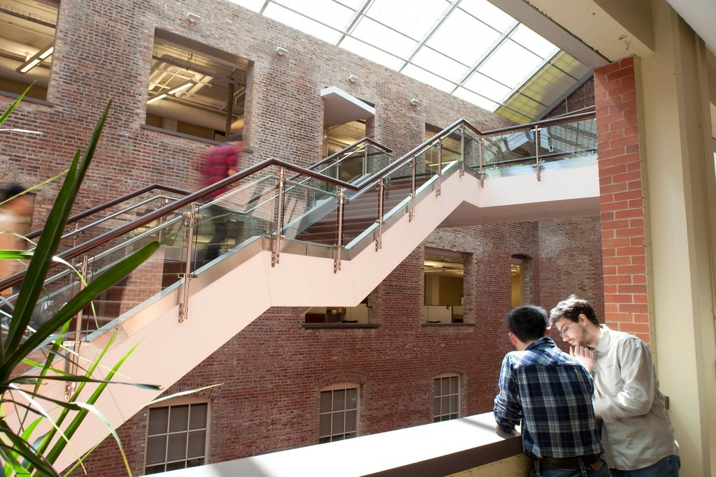 Picture of a staircase in a building.