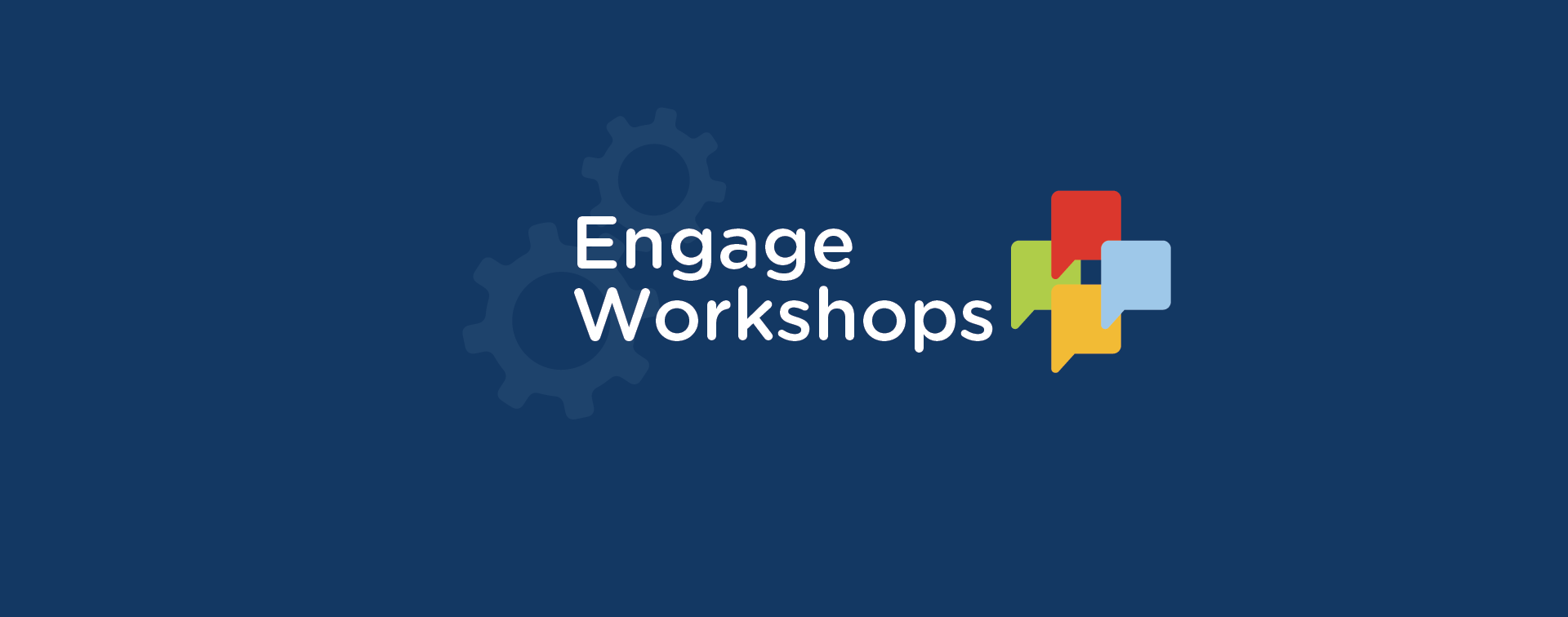 Picture of the Engage Workshops Logo.