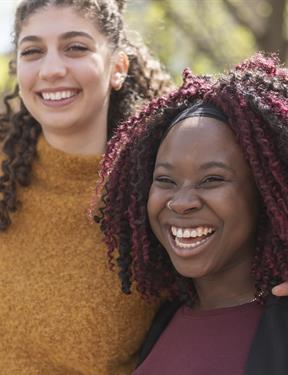 Photo of diverse young people in a group