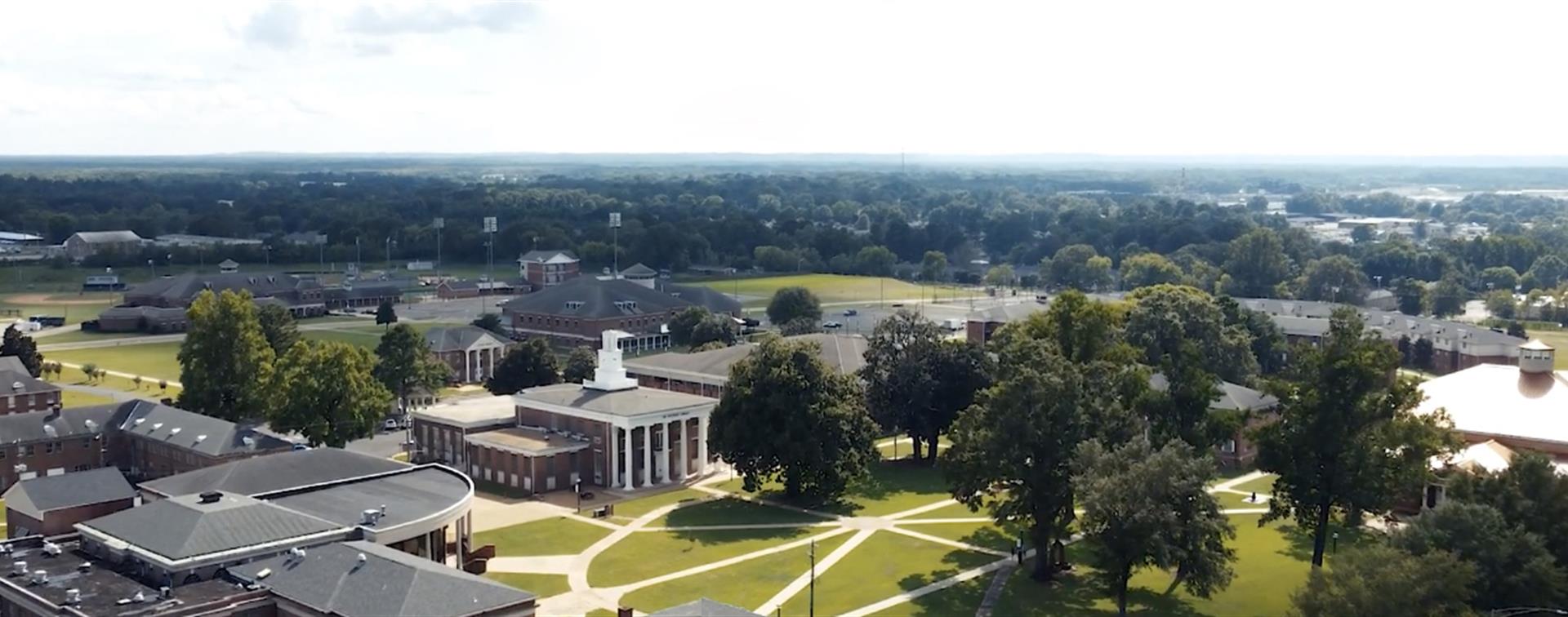 Aerial shot of Stillman College